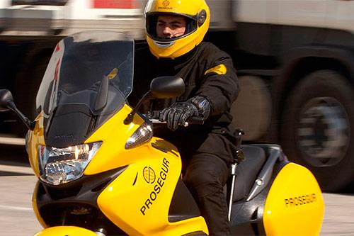 segurança em motocicleta prosegur