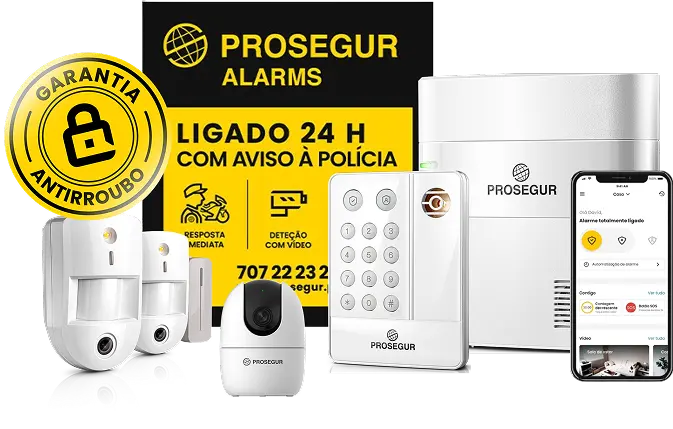 Kit elementos do alarme Prosegur Portugal